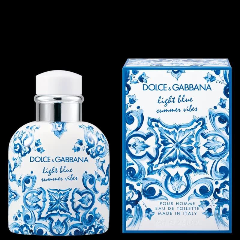 Dolce & Gabbana Light Blue Summer Vibes EDT Masculino 75ml