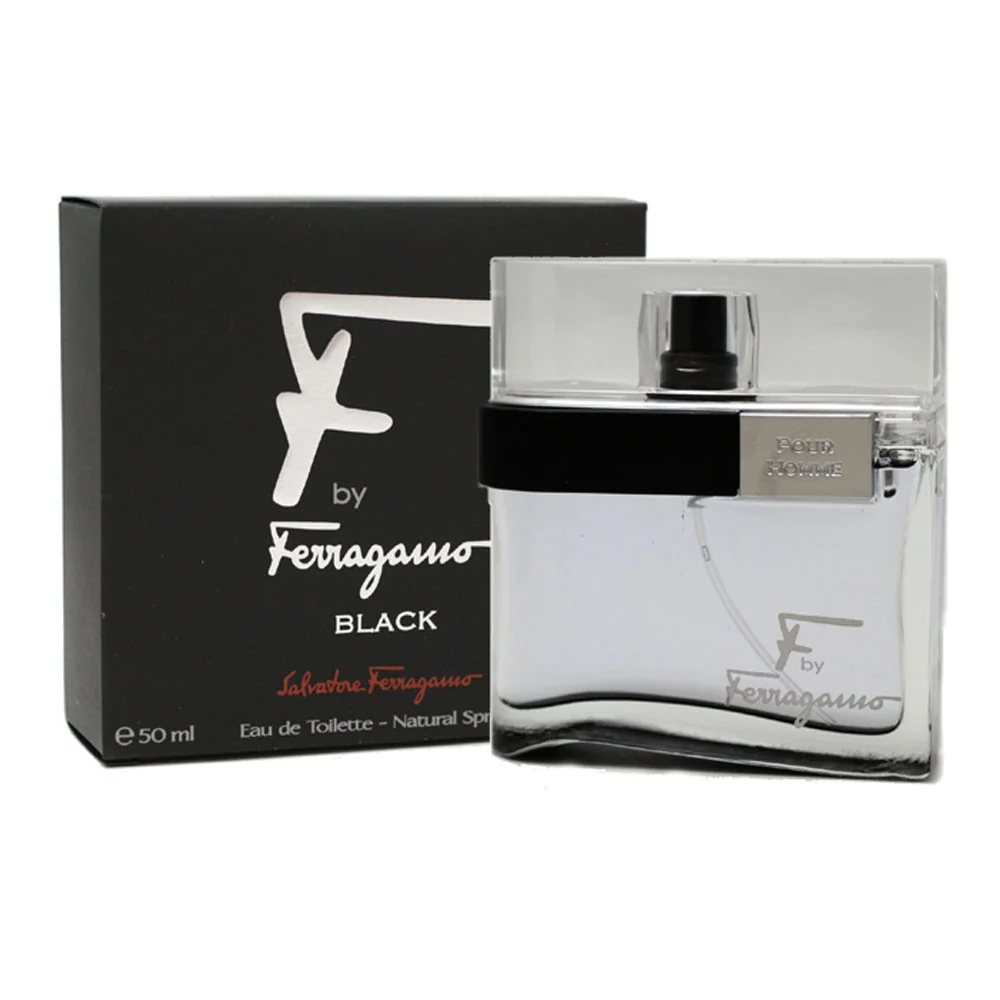 Salvatore Ferragamo F by Ferragamo Black Masculino EDT 100ml